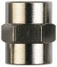 1/4\" X 1/4\" BSPP FEM SOCKET BRASS NICKEL